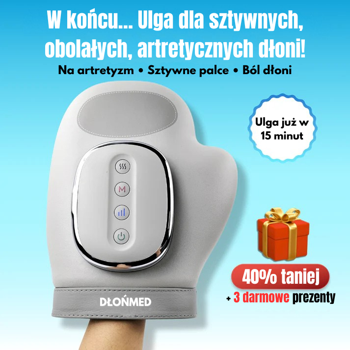 DłońMed - Masażer do dłoni na ból, drętwienie i sztywność