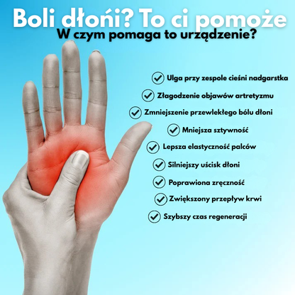 DłońMed - Masażer do dłoni na ból, drętwienie i sztywność
